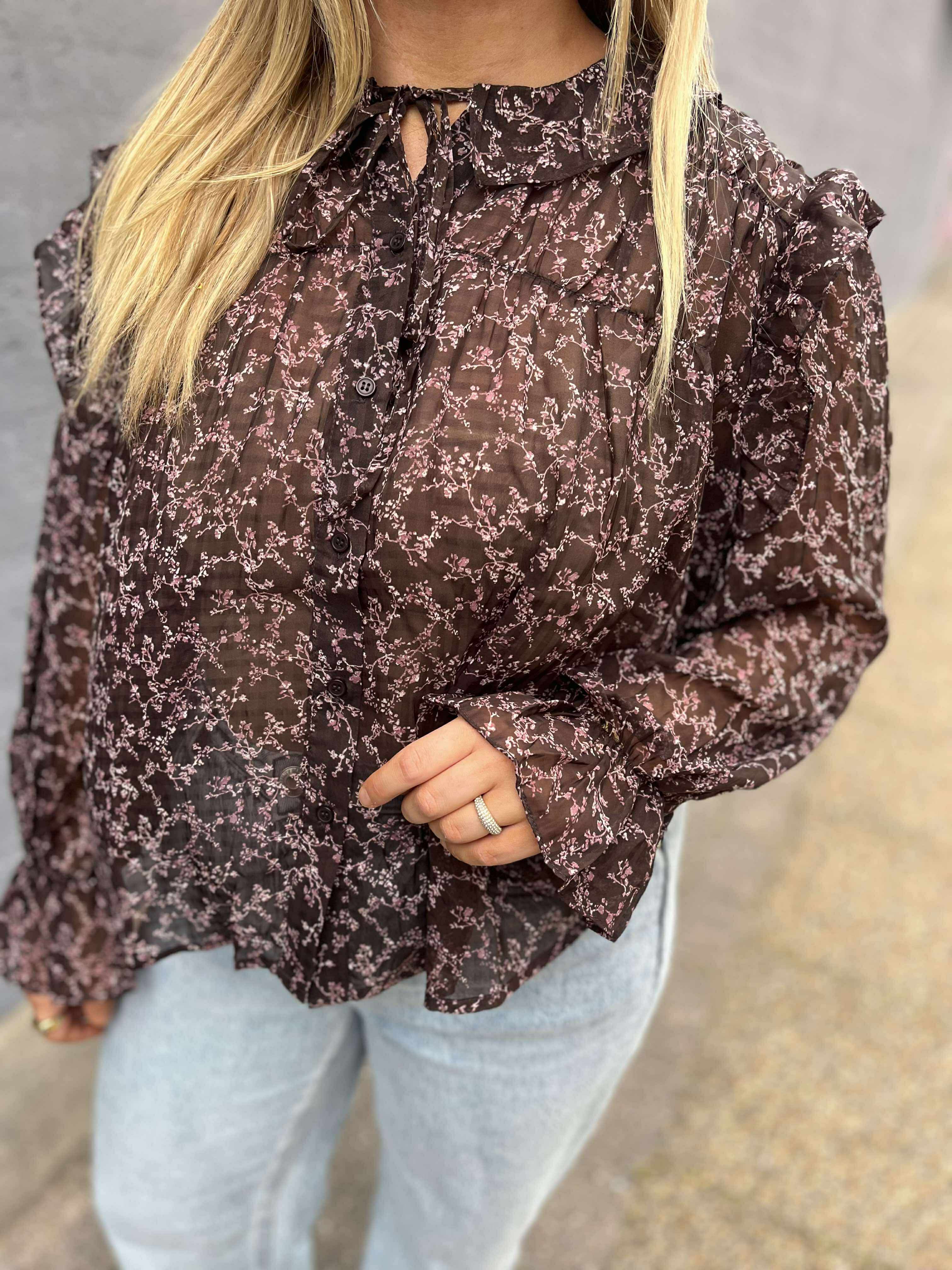 VMPETRA Shirt - Chocolate Torte